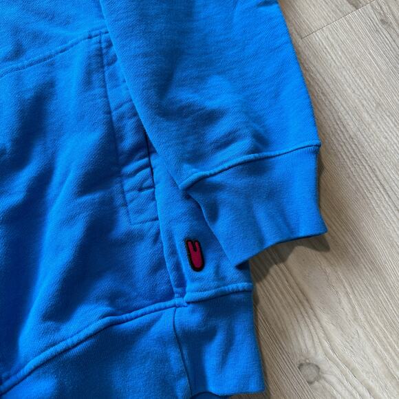 Unless Collective Bright Blue Lux Terry Crewneck Pullover Sweatshirt Sz Large - Picture 5 of 5